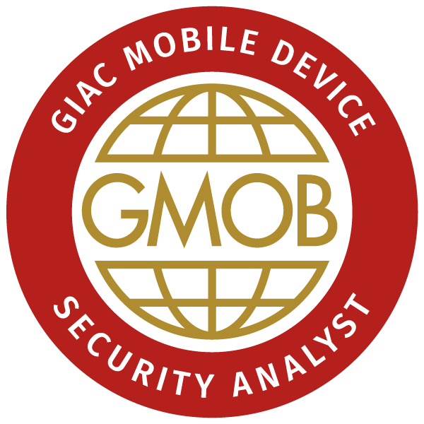 GIAC Mobile Device 
Security Analyst