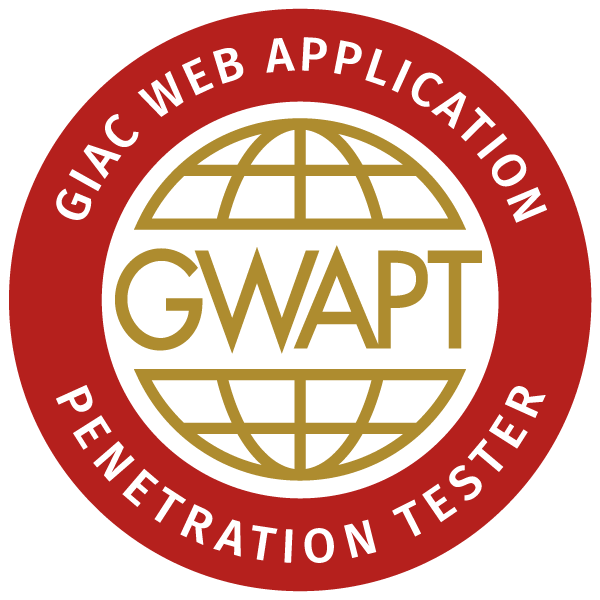 GIAC Web Application 
Penetration Tester