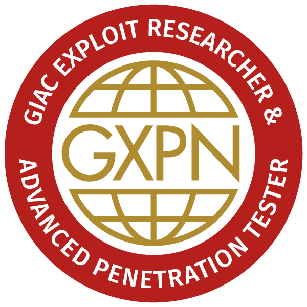 GIAC Exploit Researcher 
and Advanced Penetration Tester